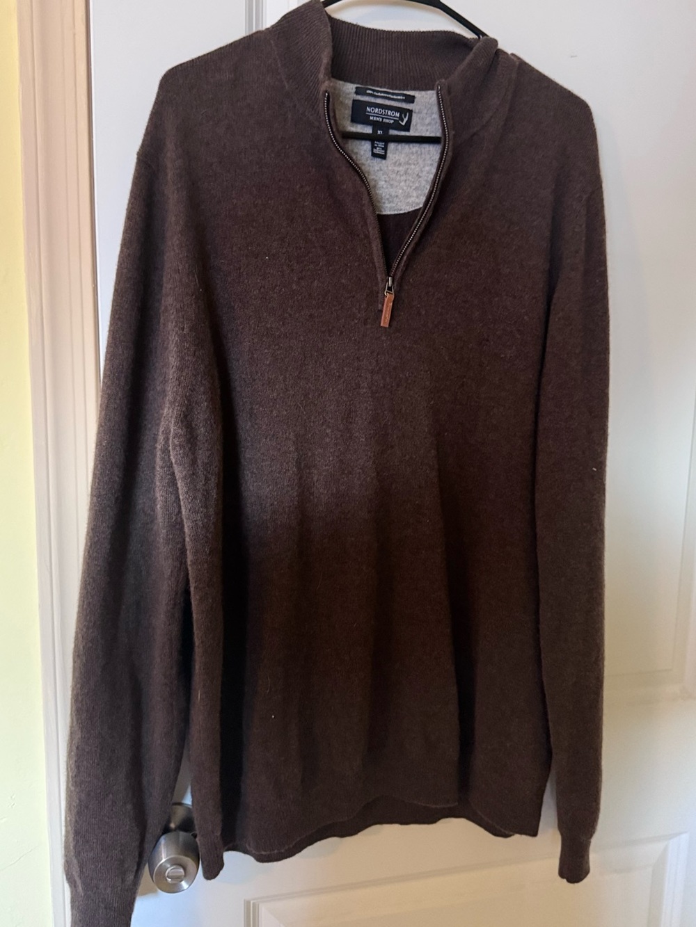 Mens Nordstrom 100% Cashmere Pullover Sz XL